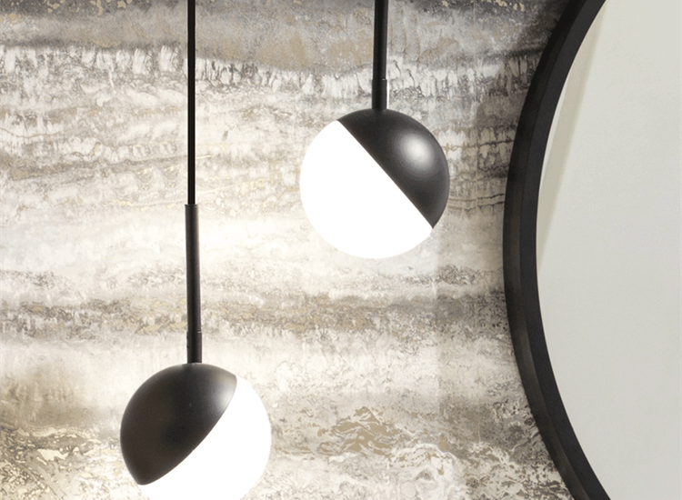 Globe Hanging Ceiling Light (Each) - ONLY suitable with the Oregon & Estoril Mirrors